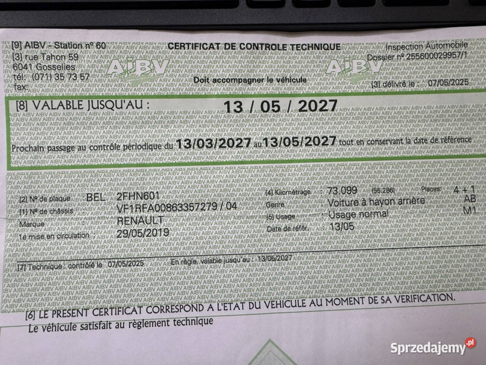 Renault Scenic Pisemna Gwarancja 12 miesięcy IV wielkopolskie Konin