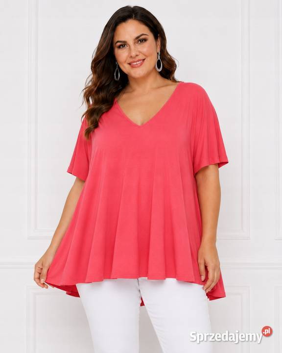 Bluzka Damska Trapezowa oversize UNI 132 biust Pątnów