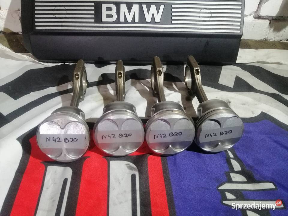 Bmw e46 20 n42 valwetronic tłoki korby Aleksandrów Łódzki