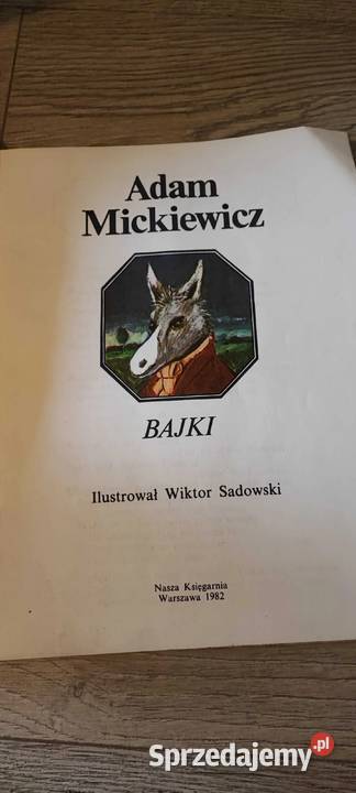 Książka Adam Mickiewicz Bajki małopolskie Kraków sprzedam