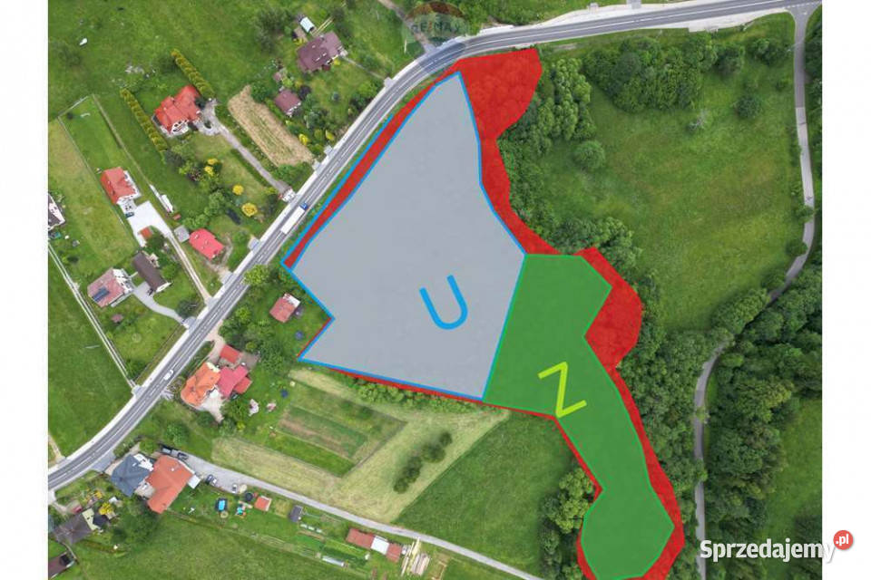 Działka usługowa drodze w Gilowicach śląskie Gilowice