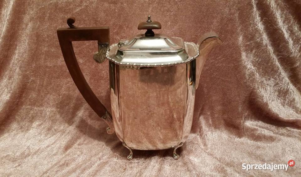 Czajnik stary angielski posrebrzany Art Deco Kraków