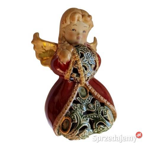 VINTAGE PORLELANA ANIOŁ ŚWIECZNIK TEALIGHT STYL Częstochowa sprzedam