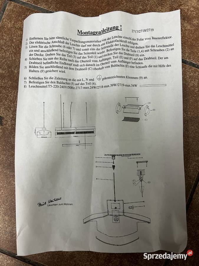 Oprawa Lampa neonowa x 1 T5 24W OSRAM śląskie Świętochłowice