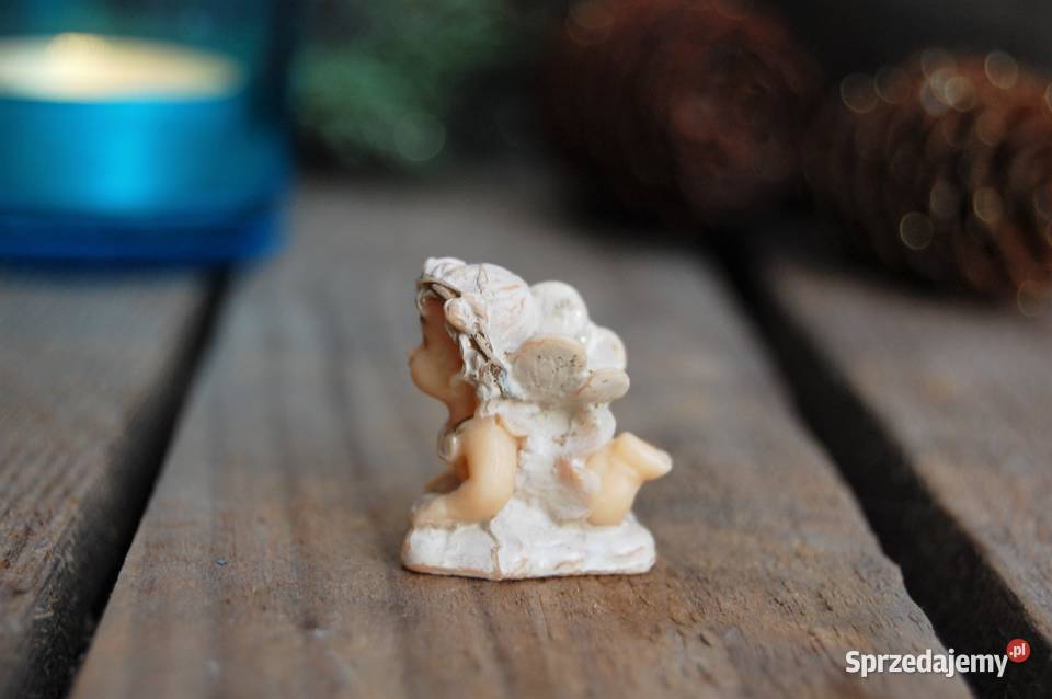 Mały elf elfik figurka żywica h 24 beżowy lubelskie Lublin sprzedam