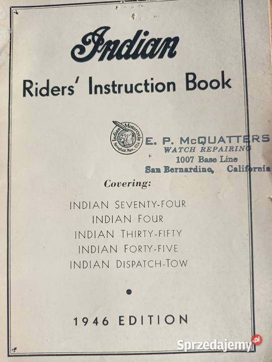 Indian 346 Chief kujawsko-pomorskie