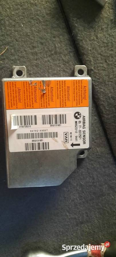 BMW E39 Sensor poduszek Moduł Airbag 8362072 Części Gliwice