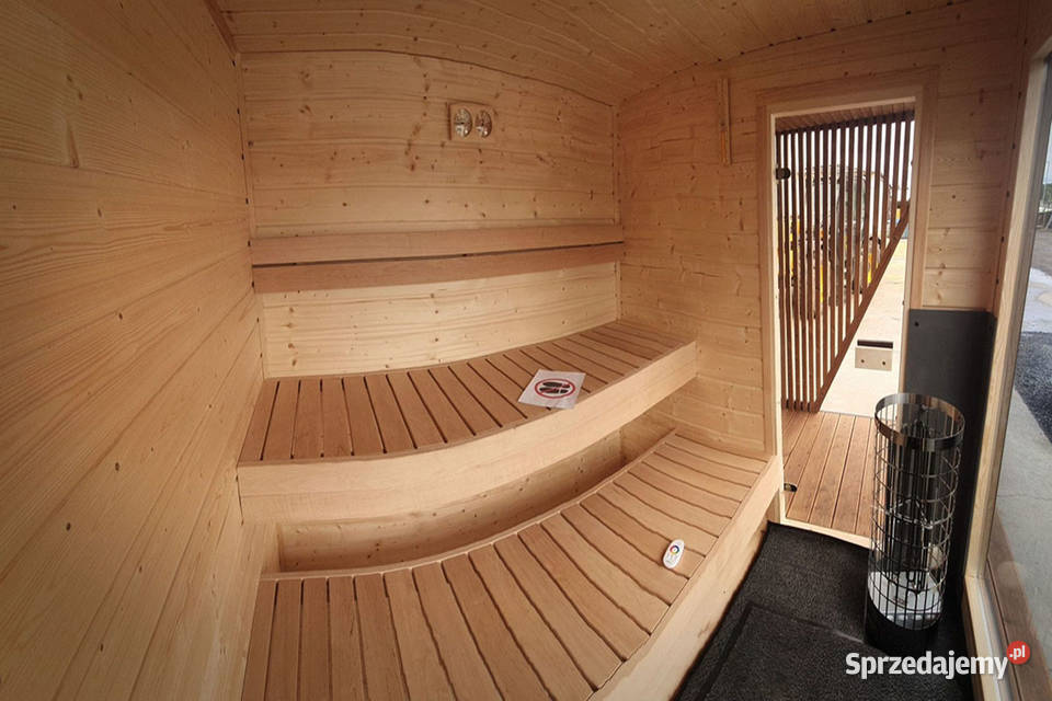SAUNA OGRODOWA MODERN LUX z przedsionkiem Kamienna Góra