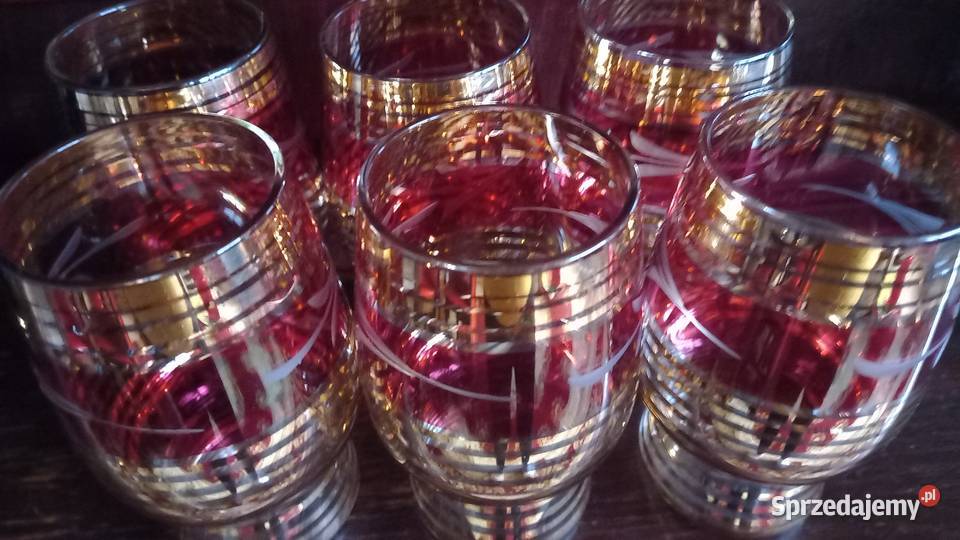 Szklaneczki literatki Szklanki i kufle Warszawa sprzedam
