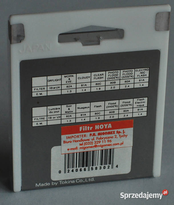 Filtr HOYA G Orange 58 mm