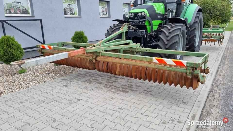 4m Agregat uprawowy z wałami TUZ Amazone wielkopolskie