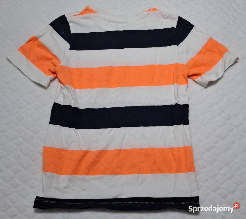 Koszulka krótki rękaw Tshirt chłopięca pasy CA Dla Dziecka Czeladź