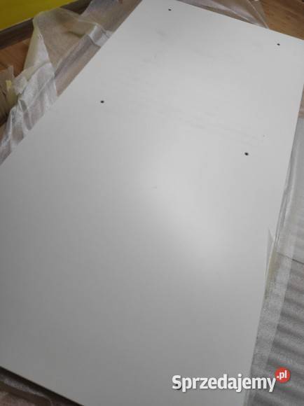 Blat laminowany biały 160 x 80 do biurka stołu Turek
