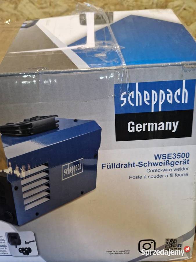 Spawarka transformatorowa Scheeppach WSE3500 090 Elektryczne Głogowa