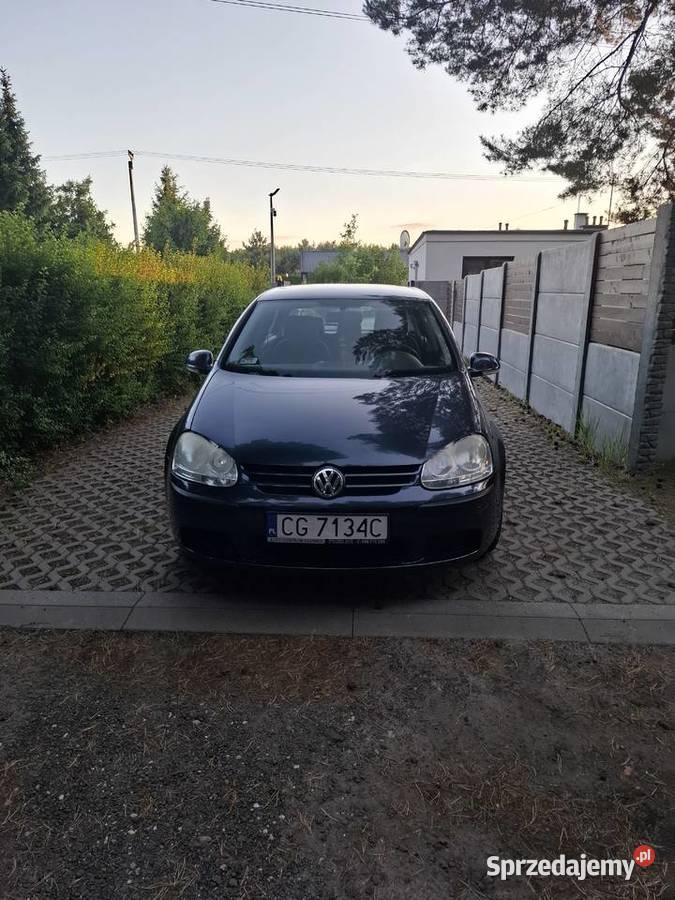 VOLKSWAGEN GOLF V ZADBANYSERWISOWANY ASR (kontrola trakcji) Grudziądz