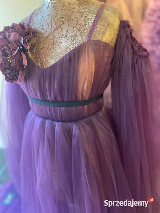 Suknia bordo Spódnice i sukienki