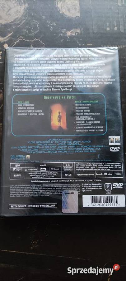 Bliskie spotkania III stopnia płyta 2xDVD Gliwice