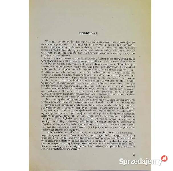 Cieplnomechaniczne podstawy spawalnictwa