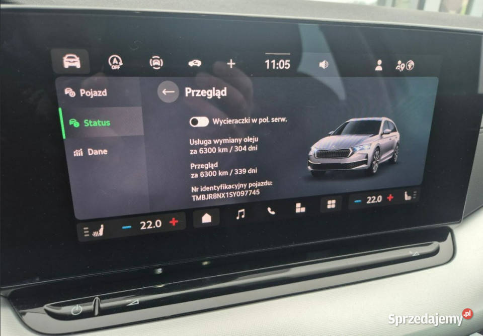 koda Octavia 15 TSI 150 Selection led fv23 IV centralny zamek śląskie Tychy