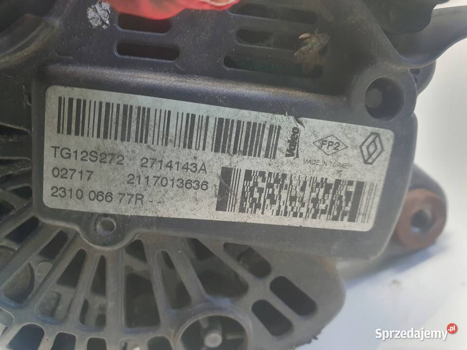 ALTERNATOR Renault Kadjar 12 TCe 231006677R Chełm