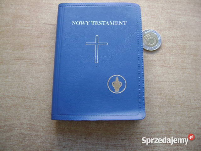 Starocie z PRL Dewocjonalia Nowy Testament z Gdynia sprzedam
