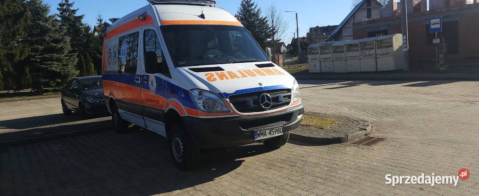 4x4 ambulans Mercedes Sprinter 315cdi nosze nieuszkodzony Biskupiec