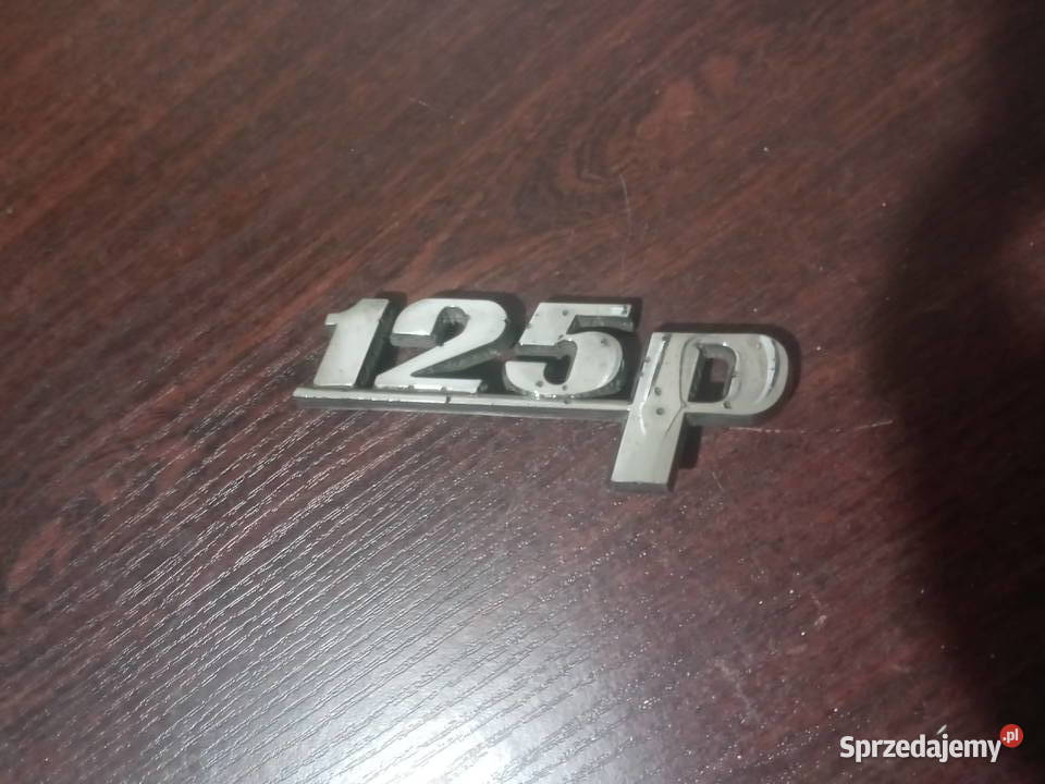 Emblemat znaczek fiat 125p oryginalnynie syren warmińsko-mazurskie Susz