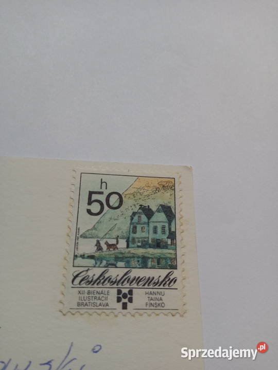 Pocztówka Czeskie Budejowice z 1990r Znaczek Dąbrowa Górnicza sprzedam