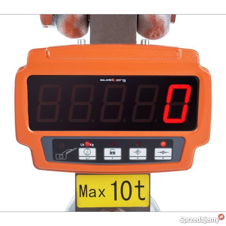 Waga magazynowa hakowa na akumulator 10 ton 2 Magazynowanie Poczesna sprzedam