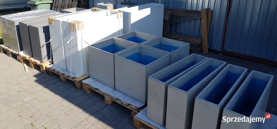 Donica betonowa 90x30x100 donice z betonu Rawicz sprzedam