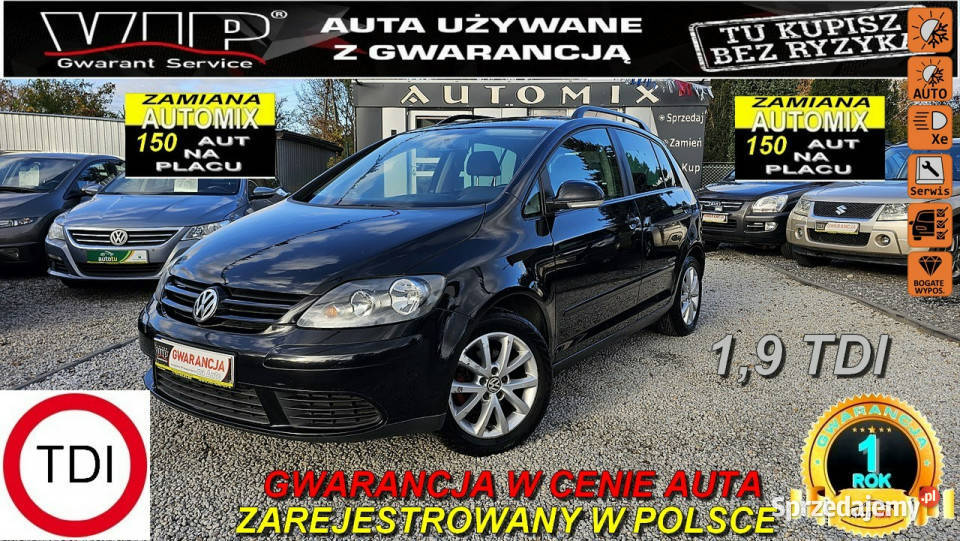 Volkswagen Golf Plus 3 19 TDI 105 Bogate Świdnica sprzedam