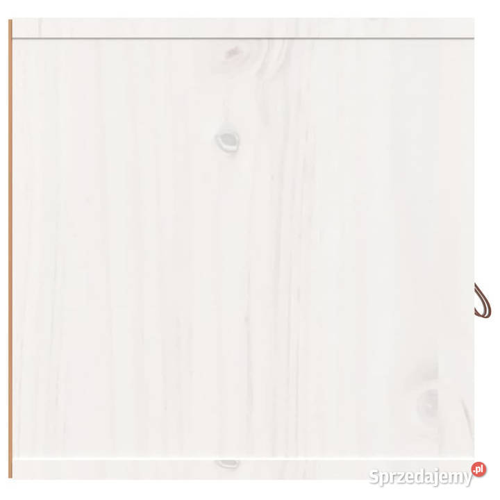 Szafka ścienna biała 80x30x30 lite drewno mazowieckie