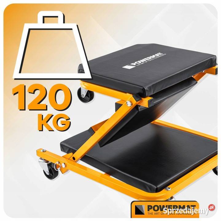 Leżanka warsztatowa 2w1 siedzisko serwisowe Pozostałe