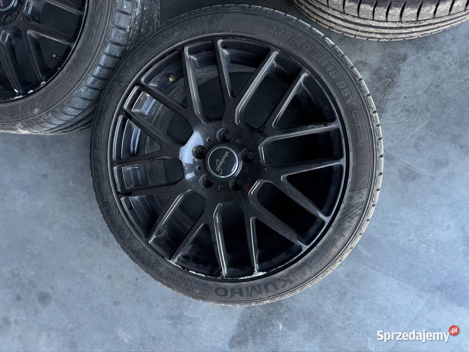 Felgi 18 WheelWorld Czarne Plus Opony Stryjno-Kolonia