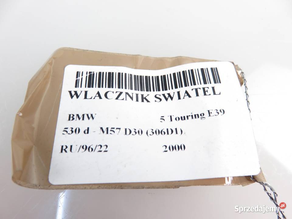 WŁĄCZNIK ŚWIATEŁ BMW 5 Touring E39 8363883 małopolskie