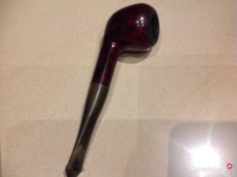 Stara Fajka Drewniana Sygnowana Pozostałe