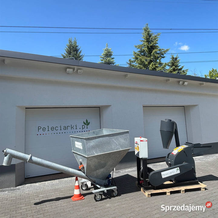 ZESTAW MASZYN do PELECIARNI MŁYNEK 800h nieuszkodzony Olsztyn