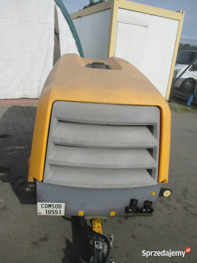 Sprężarka śrubowa przewoźna Atlas Copco XAS88 Motoryzacja Pleszew