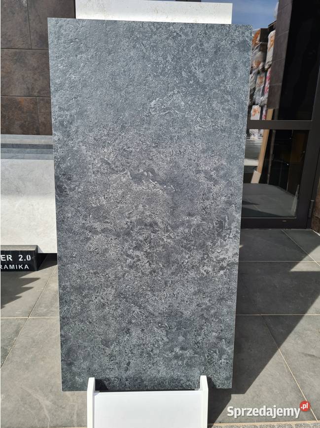 Płytki gresowe VANILLA BLACK STR 598X1198 GAT 2 Wykończenie Opoczno