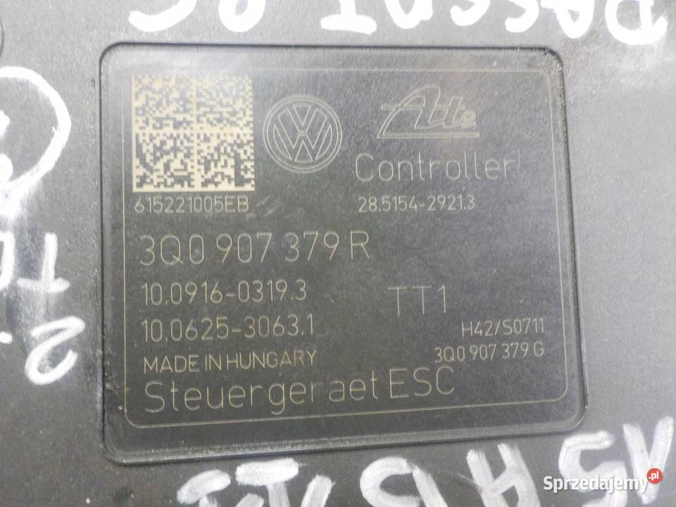 VW PASSAT B8 20 TDI 15r SEDAN pompa ABS mazowieckie Suków