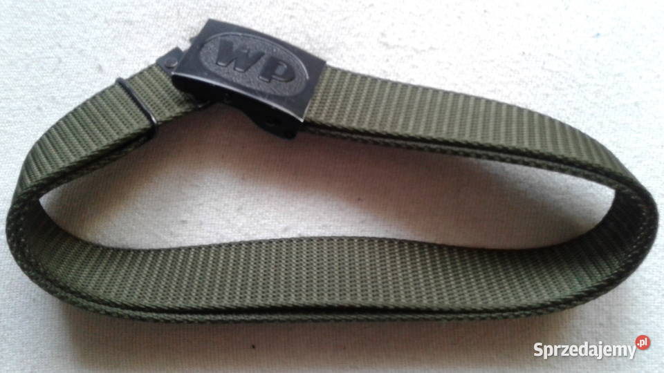 Pas wojskowy WP czarna klamra do munduru Uniseks Paski