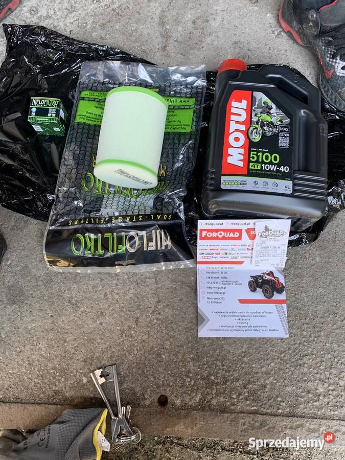 Olej silnikowy Motul 5100 4T 4 l 10W40 plus Filtry sprzedam