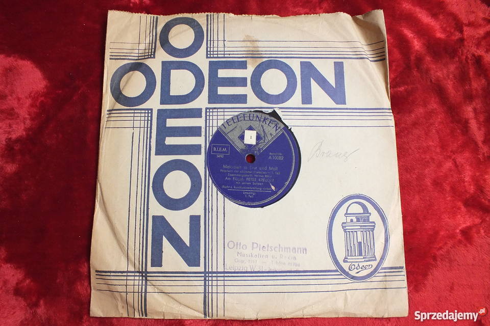 Płyta winylowa szelakowa niemiecka gruba i Żary