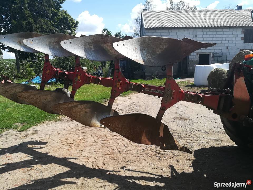Pług KVERNELAND L 4 skiby obrót Dębowa Łąka