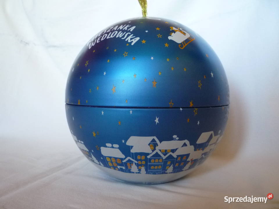 Bombka Puszka Metalowa Wedel Szczecin
