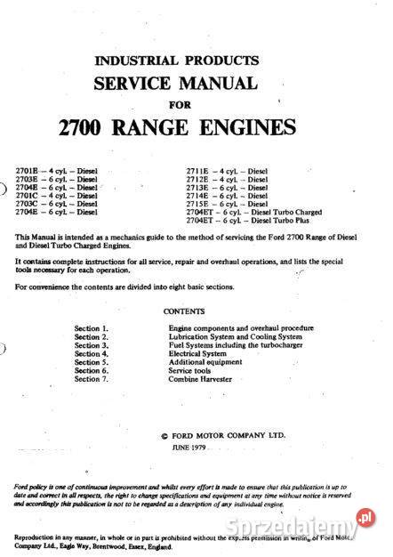 FORD 2701B 2703B 2704B 2701C 2703C 2704E Kielce