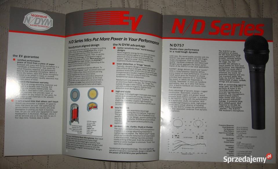 ElectroVoice brochures catalogs lot katalogi Kępice