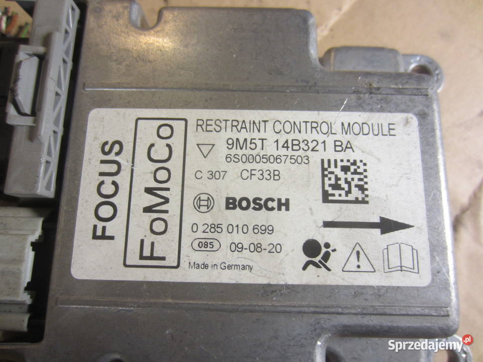 Moduł poduszek powietrznych airbag Ford Focus