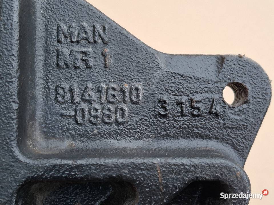 MAN TG3 TGX 3 WSPORNIK UCHWYT ZDERZAKA PRAWY ciężarowe lubuskie Bieleń