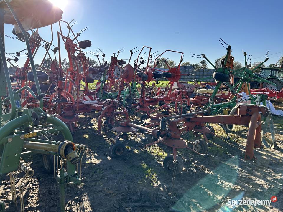 Zgrabiarki i przegrabiarki różne marki Turek